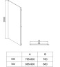 Душевой уголок Vincea Soft 2 140x80 VSR-3SO28014CLB