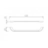Полотенцедержатель Abber Nord AA1552B черный матовый