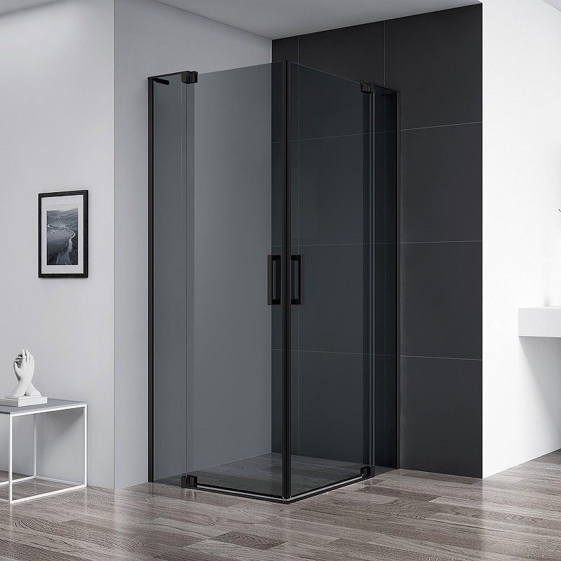 Душевой уголок Cezares Slider 90x90 SLIDER-A-2-80/90-GRIGIO-NERO