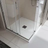 Душевой поддон из искусственного камня BelBagno Uno 90x90 TRAY-MR-UNO-A-90-35-W-CR