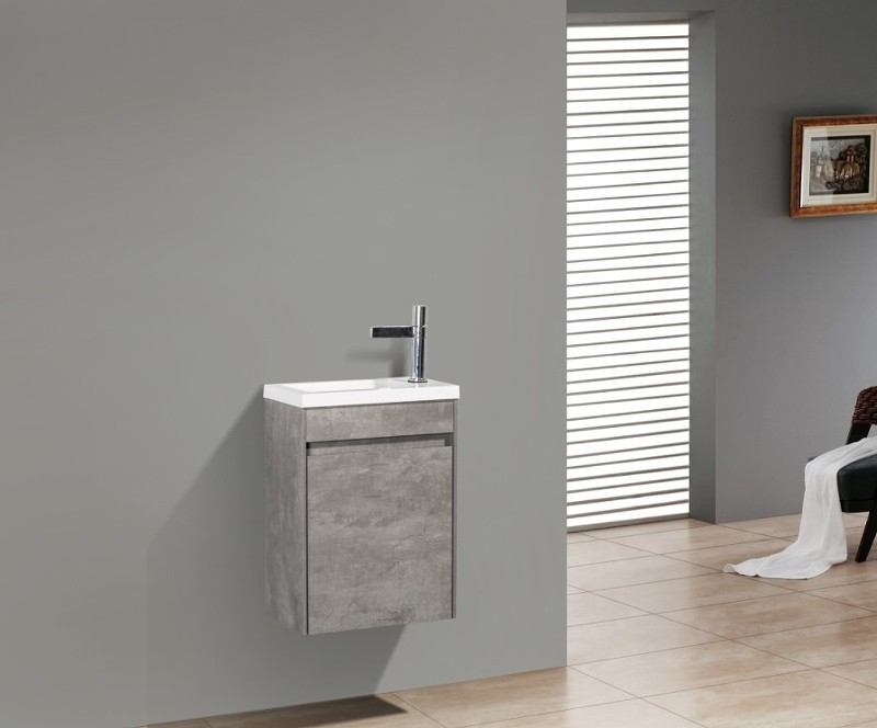 Тумба под раковину BelBagno Pietra Mini 46 PIETRA MINI-460-1A-SO-SCM-R подвесная