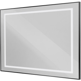 Зеркало BelBagno Kraft 100 SPC-KRAFT-1000-800-SENS-NERO с подсветкой