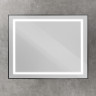 Зеркало BelBagno Kraft 100 SPC-KRAFT-1000-800-SENS-NERO с подсветкой