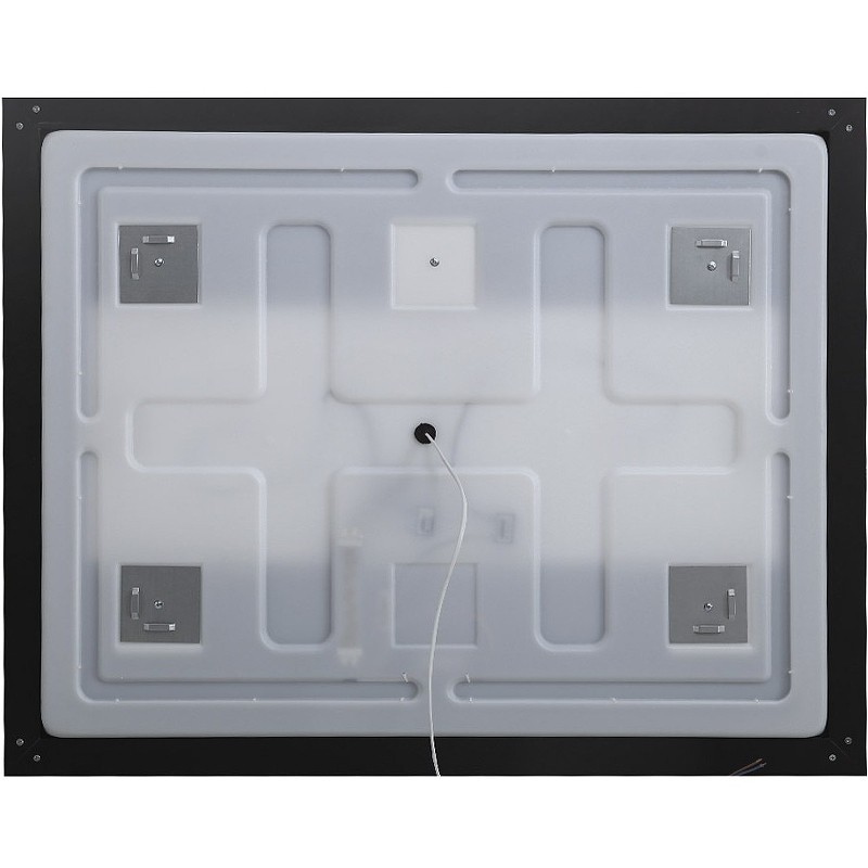 Зеркало BelBagno Kraft 100 SPC-KRAFT-1000-800-SENS-NERO с подсветкой