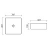 Раковина-чаша Ceramicanova Element 36 CN6068MB