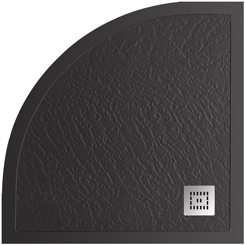 Душевой поддон из искусственного камня BelBagno Uno 90x90 TRAY-MR-UNO-R-90-550-35-NERO