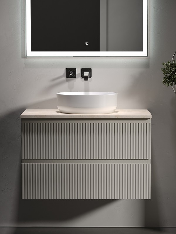Тумба под раковину Sancos Snob R 80 SNR80CE подвесная Beige Soft