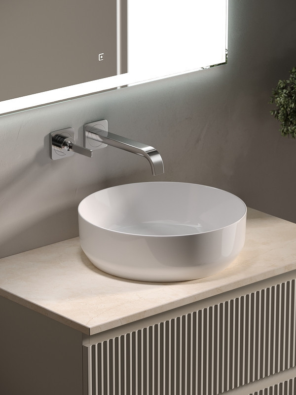 Тумба под раковину Sancos Snob R 80 SNR80CE подвесная Beige Soft