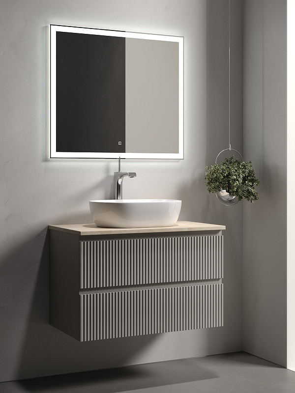 Тумба под раковину Sancos Snob R 80 SNR80CE подвесная Beige Soft