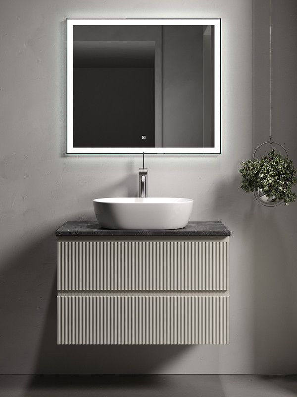 Тумба под раковину Sancos Snob R 80 SNR80CE подвесная Beige Soft