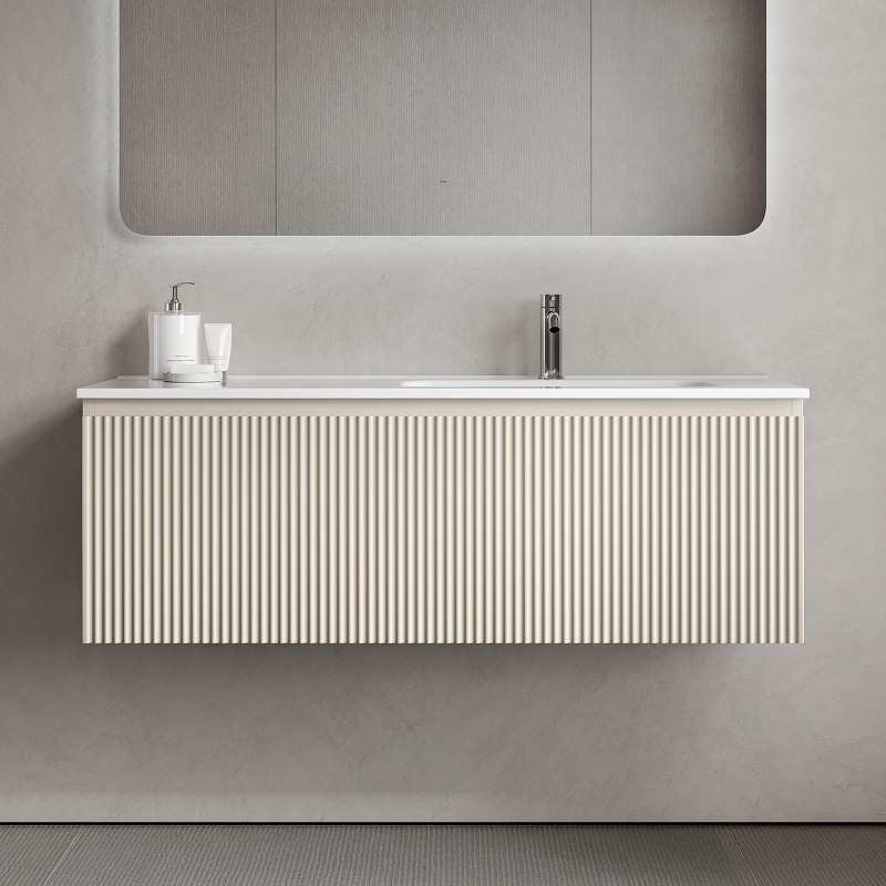 Тумба под раковину Sancos Snob R 1.0 100 R SNR1.0100RCE подвесная цвет Beige Soft