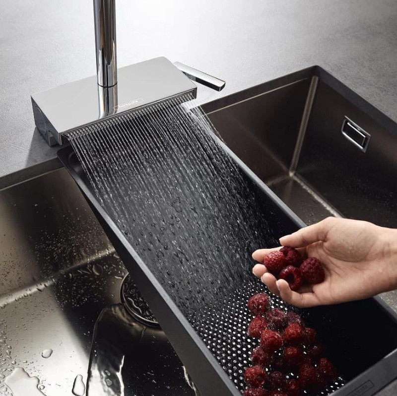 Смеситель для кухни Hansgrohe Aquno Select M81 73830000 Хром