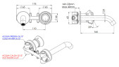 Смеситель для раковины Remer Element ET15PRP цвет Медь брашированная