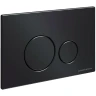Комплект унитаза с инсталляцией Ceramicanova Metropol CN4002MB_1001B_1000 с сиденьем Микролифт и Черной матовой клавишей смыва