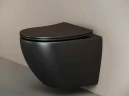 Комплект унитаза с инсталляцией Ceramicanova Metropol CN4002MB_1001B_1000 с сиденьем Микролифт и Черной матовой клавишей смыва