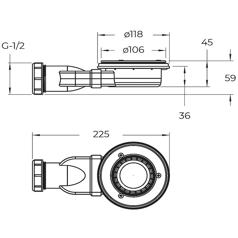 Душевой поддон из искусственного камня BelBagno Uno 100x80 TRAY-MR-UNO-AH-100/80-35-W-CR