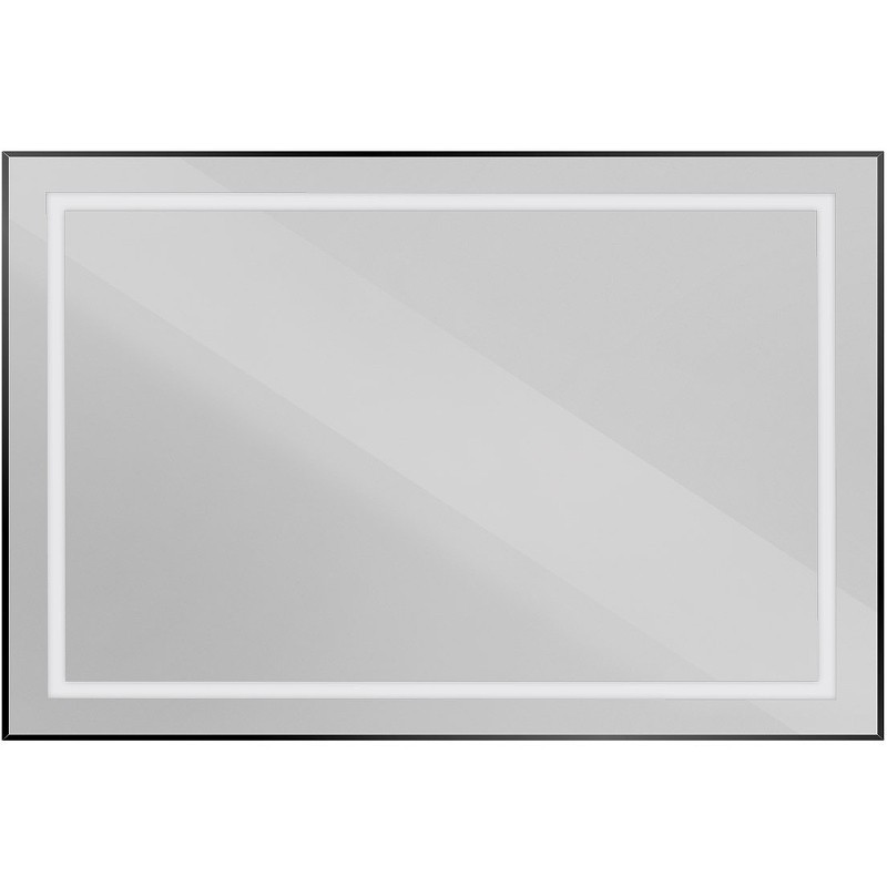 Зеркало BelBagno Kraft 120 SPC-KRAFT-1200-800-SENS-NERO с подсветкой
