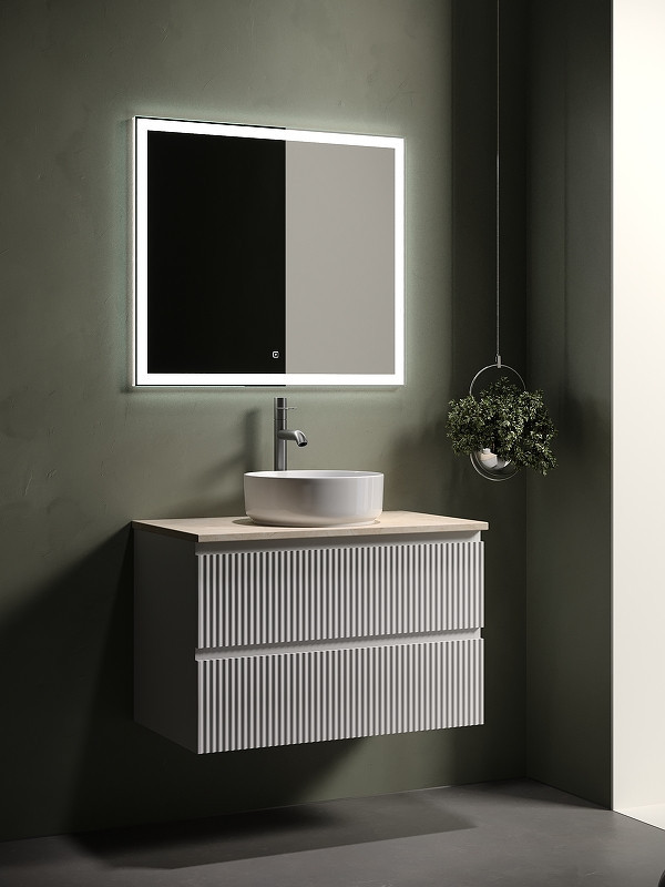 Тумба под раковину Sancos Snob R 80 SNR80W подвесная Bianco