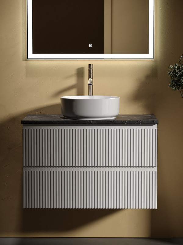 Тумба под раковину Sancos Snob R 80 SNR80W подвесная Bianco