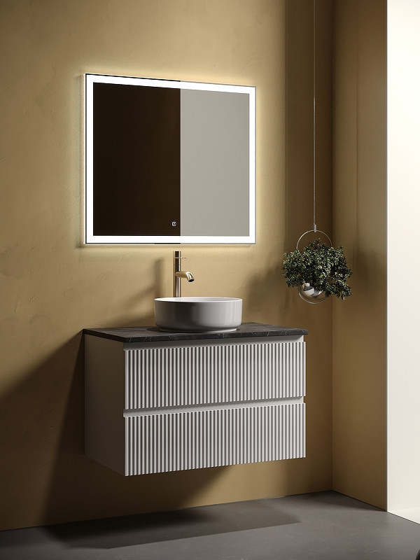 Тумба под раковину Sancos Snob R 80 SNR80W подвесная Bianco