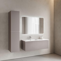 Тумба под раковину Sancos Snob R 1.0 120 L SNR1.0120LSM подвесная цвет Doha Soft