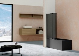 Шторка на ванну Vincea VSB 100х145 VSB-1E100CGB