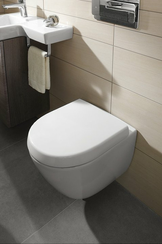 Унитаз Villeroy&Boch Subway 2.0 5606R0R1 подвесной без сиденья