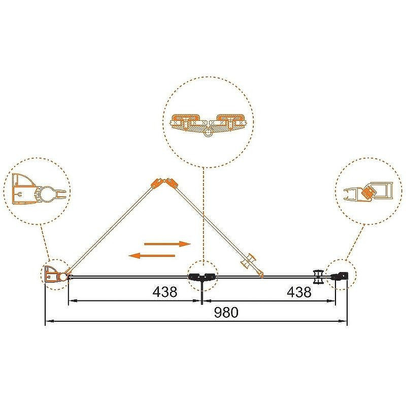 Душевая дверь Cezares Elena 100 ELENA-W-BS-12-100-C-Cr