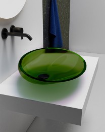 Раковина-чаша Abber Kristall 54 AT2812Emerald