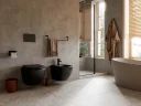 Комплект унитаза с инсталляцией Ceramicanova Metropol CN4002MB_1001CH_1000 с сиденьем Микролифт и клавишей смыва Хром