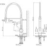 Смеситель для кухни Sancos Moro SC4006MB черный матовый