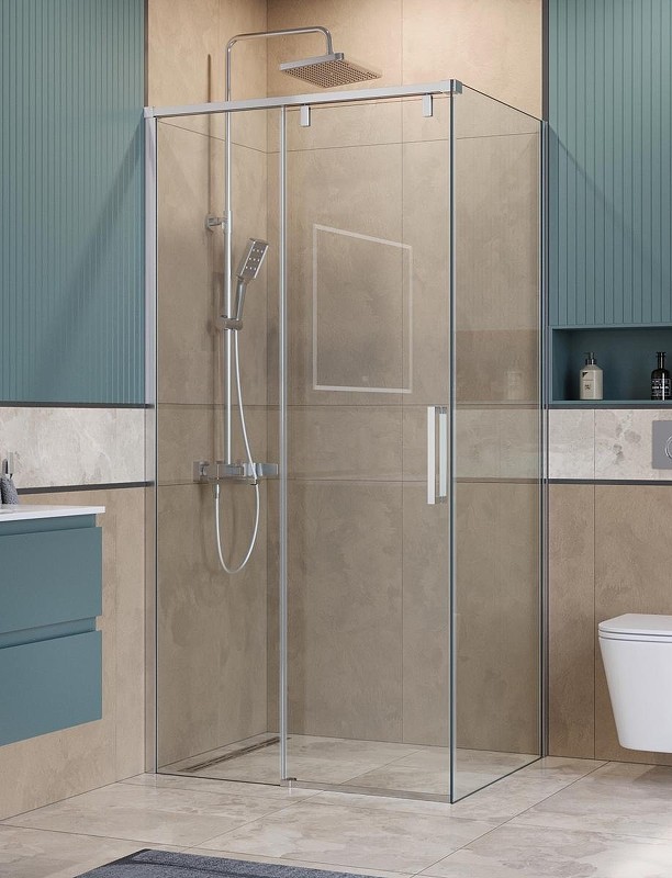 Душевой уголок BelBagno Soft Close-1 100x90 SOFT_CLOSE-1-AH-1-100/90-C-Cr