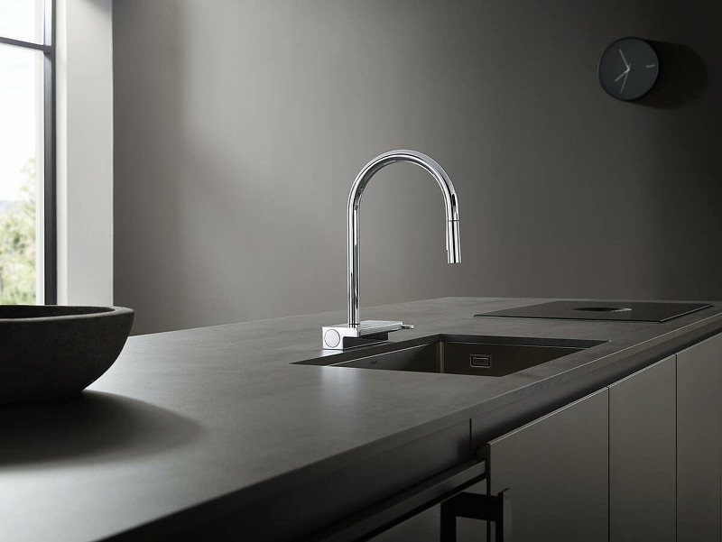 Смеситель для кухни Hansgrohe Aquno Select M81 73831000 Хром