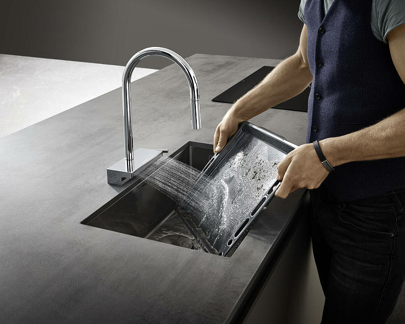 Смеситель для кухни Hansgrohe Aquno Select M81 73831000 Хром