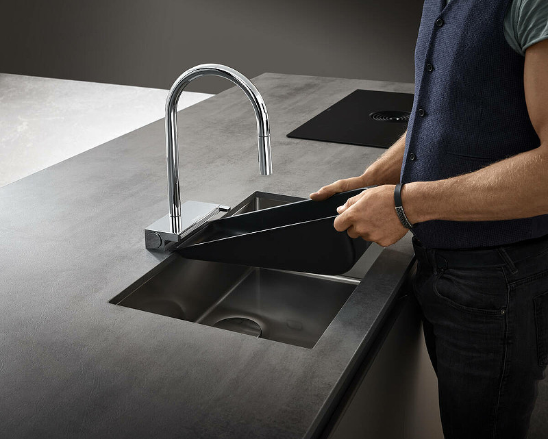 Смеситель для кухни Hansgrohe Aquno Select M81 73831000 Хром