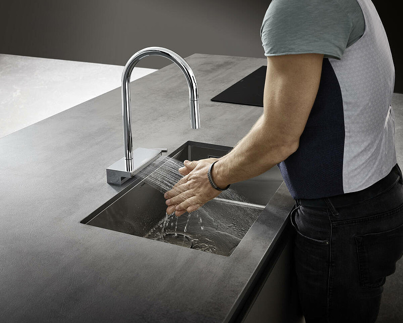 Смеситель для кухни Hansgrohe Aquno Select M81 73831000 Хром