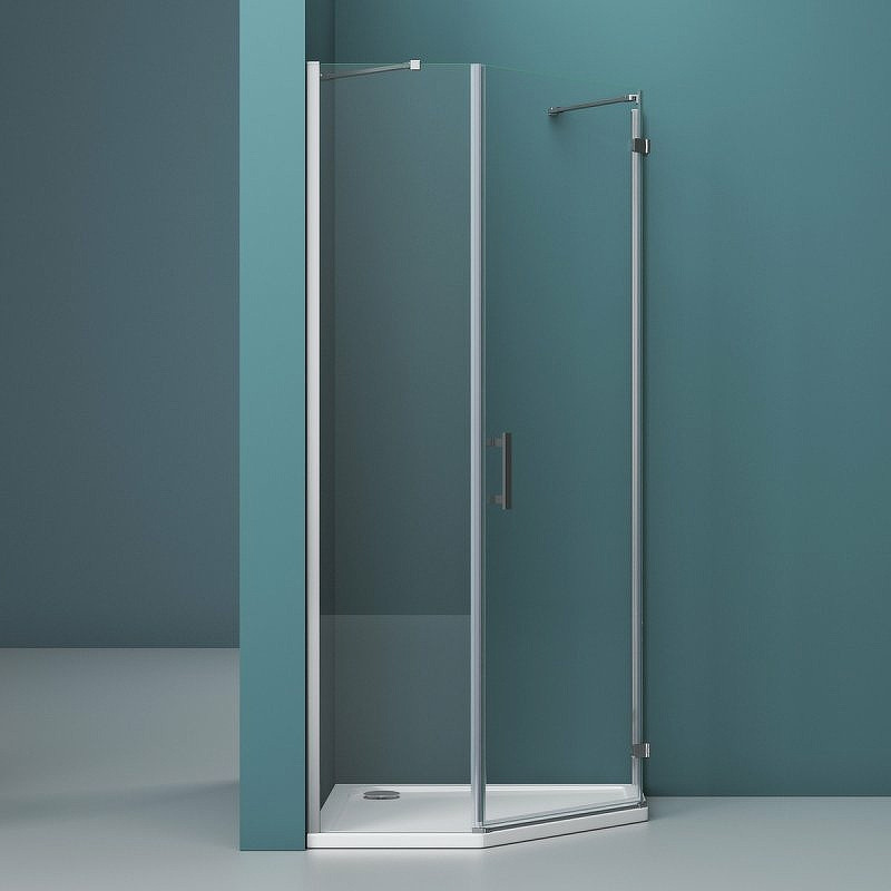 Душевой уголок BelBagno Kraft 80х80 KRAFT-P-1-80-C-Cr-R