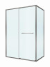 Душевой уголок Cezares Lux 130x90 LUX-AH-FS-11-130/90-C-GM