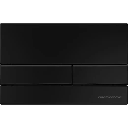 Комплект унитаза с инсталляцией Ceramicanova Metropol CN4002MB_1002B_1000 с сиденьем Микролифт и Черной матовой клавишей смыва