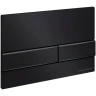 Комплект унитаза с инсталляцией Ceramicanova Metropol CN4002MB_1002B_1000 с сиденьем Микролифт и Черной матовой клавишей смыва