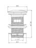 донный клапан Cezares Czr CZR-SAT-BORO