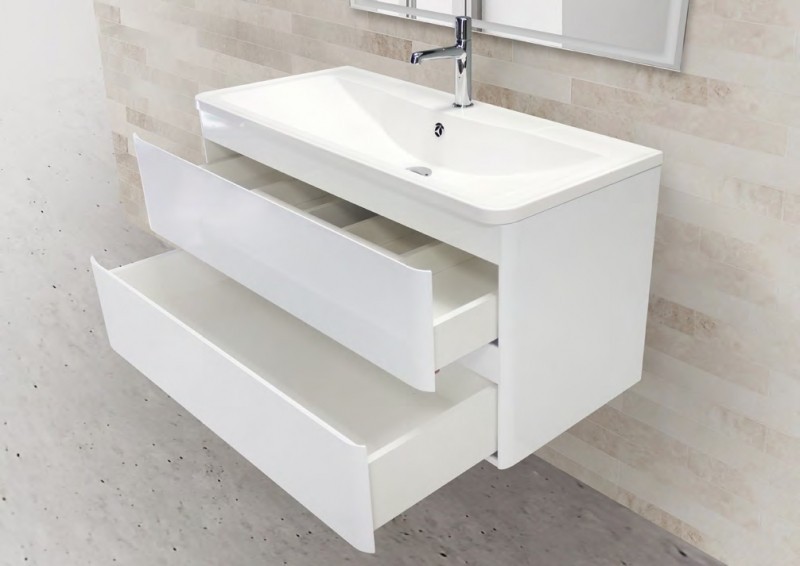 Тумба под раковину BelBagno ACQUA-1000-2C-SO-BL подвесная