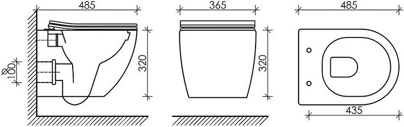 Комплект унитаза Ceramicanova Forma CN3009 с инсталляцией Berges Novum L5 040215