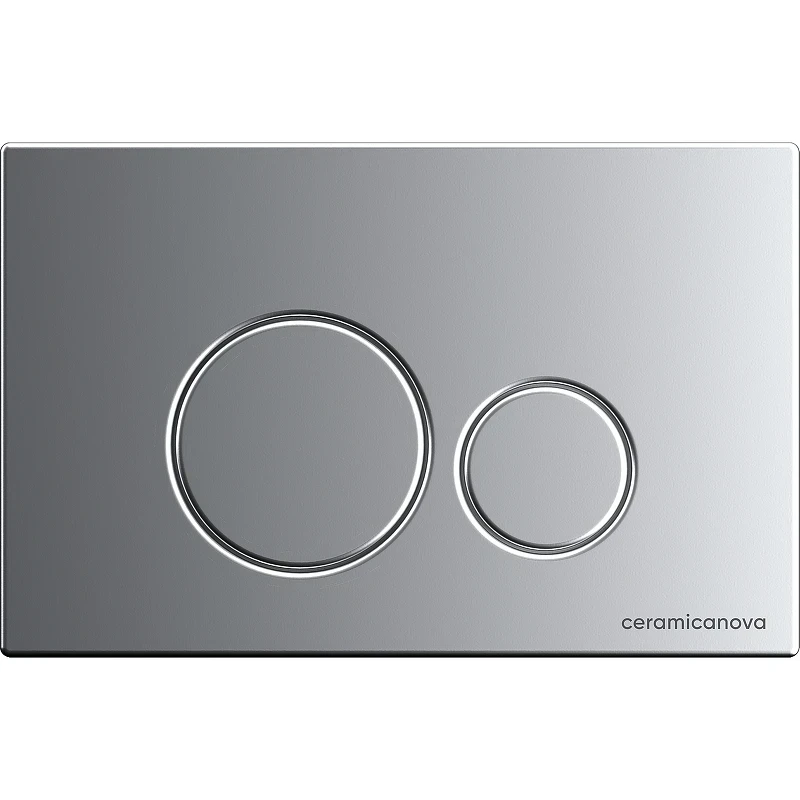 Комплект унитаза с инсталляцией Ceramicanova Metropol CN4002MB_1001M_1000 с сиденьем Микролифт и клавишей смыва Хром матовый