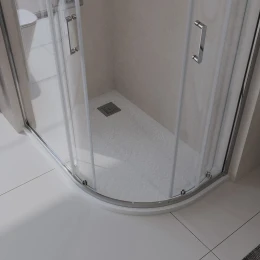 Душевой поддон из искусственного камня BelBagno Uno 120x80 L TRAY-MR-UNO-RH-120/80-550-35-W-L-CR