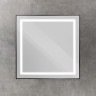 Зеркало BelBagno Kraft 80 SPC-KRAFT-800-800-SENS-NERO с подсветкой