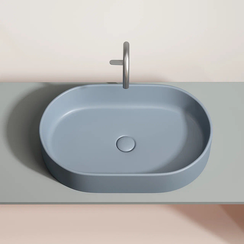 Раковина-чаша Ceramicanova Element 61 CN6048MHL Серо-голубая матовая