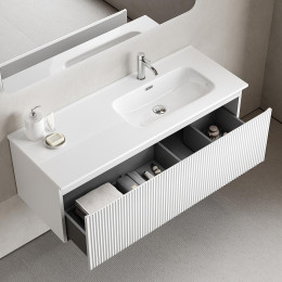 Тумба под раковину Sancos Snob R 1.0 120 R SNR1.0120RW подвесная цвет Bianco