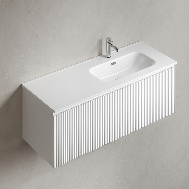 Тумба под раковину Sancos Snob R 1.0 120 R SNR1.0120RW подвесная цвет Bianco