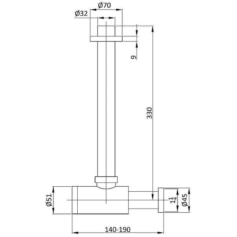 сифон Vincea VSPH-1B01CH